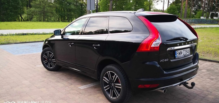 Volvo XC 60 cena 67650 przebieg: 216000, rok produkcji 2017 z Ciechanowiec małe 191